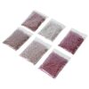 Qudinip Sparkly Irregular Glass Chips, Crushed Glass Glitter Filler for Resin Art, Nail Decoration Craft, with Shining Unfading Effect
