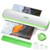 Quiet Laminator Machine for Home & Teachers – SINOPUREN 9-Inch Thermal Laminator, Whisper-Quiet, Fast 3-Min Warm-Up, Jam-Free ABS, Paper Cutter & Corner Rounder, for School, Crafts & Office