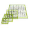 Quilting Rulers,Sewing Ruler,4 Piece Acrylic Square Quilting Templates,Clear Precision Ruler for Quilting Sewing,Tools Supplies Accessories Green(3.5"x3.5" 5"x5" 6.5"x6.5" 10.5"x10.5")