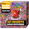 QUOKKA 1000 Piece Jigsaw Puzzle for Adults Desert Whirl – Puzzles for Adults 1000 Pieces Premium Box Packaging - Extra Fun with Hidden Secrets & Audio Story – Perfect Relaxation & Creativity & Gift