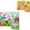 QUOKKA 30-Piece Jigsaw Puzzles for Kids Ages 3-5 – African Animals & Colorful Garden Educational Toys