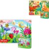 QUOKKA 30-Piece Kids Puzzles 2-Pack Bundle – Playful Dinosaurs & Colorful Bugs Garden