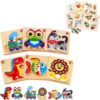 QUOKKA Animal Wooden Puzzle Bundle