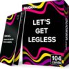 Quokka Card Games for Adults Let’s Get Legless – Adult Games for Party Game Night - Hilarious Challenge with 104 Tasks for Fun Parties and Board Games Night - Easy Rules - Replayable Fun