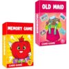 Quokka Card Games for Kids Ages 4–8 - Memory & Old Maid Card Games