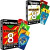 Quokka Football Fast Paced Card Game and Tennis Fast Paced Card Game