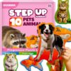 QUOKKA Puzzles for Kids Ages 3-5 – Large Floor Puzzles for Toddlers 2-4 – 10 Realistic Pets Animals Shapes – Extra Thick Cardboard Preschool Learning Game – 40 Big Piece Gift Toy for Toddlers 1-3