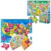 QUOKKA United States Map Educational Puzzle Set