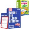Quokka US History Trivia Cards and Higher or Lower 4 Game Set