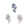 QUPLIZ 3pcs New Chinese Style Tassel Flower Dangle Charms for Earrings