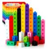QUYSK Set of 500 Kids Linking Cubes for Math, STEM Connecting Cubes Math Manipulatives Kids Counting Blocks for Classroom Learning Supplies for Preschool and Elementary School Children