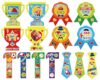 Qyeahkj 30pcs Father's Day Craft Kits for Kids, Fun DIY Paper Handmade Trophy Tie Craft for Daddys Day Home Indoor Game Classroom Activities Favors Gift