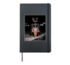 Rabbit Drinking Iced Coffee Easter Caffeine Bunny Espresso Hardcover Journal, Black
