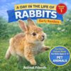 Rabbits: A Day in the Life of a Rabbit for Kids: Fun Facts Nonfiction Picture Book for Early Readers, Classrooms, and Homeschool Kids Ages 5–9