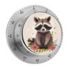 Raccoon Kitchen Timers Loud Alarm Magnetic Timer