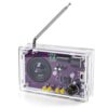 Radio with 2inch Speaker and Acrylic Case, DIY FM Radio Soldering Project, Electronic Soldering Practice Kit for High School STEM Education