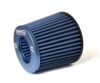 Raemco Universal Tapered Air Filter 3" Blue High Flow Intake Filter Cone Performance Filter for Cold Air Intake Short Ram Systems Washable Clamp On