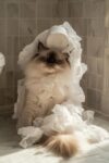 Ragdoll Cat 1000 Pieces Puzzles for Adults, Animal Challenging Jigsaw Puzzles for Adults, Home Wall Art Decor Gift 20 * 28.8 Inch