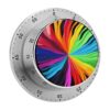 Rainbow Colours Kitchen Timers Loud Alarm Magnetic Timer