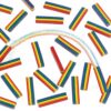 Rainbow Crayons each Crayon has 6 Colors (bulk set of 25 Pieces) Fun Educational And Learning Activities For Kids