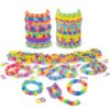 Rainbow Loom Fluff Band Refill Kit with Autoloom Pop - Amazon Exclusive - Official Fluffy Loom Bands for Kids, Bracelet Refill, Craft Activity