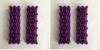 Rainbow Loom Six-pin Expansion Bases - Create Wider, Larger Bracelets - Each Pack Includes 2 Purple Bases (R0064B) (Pack of 2)