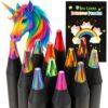Rainbow Pencils - Colored Pencils for Kids, Girl Gifts, Goodie Bag Stuffers