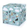 Rain Cat And Dog 3x3 Speed Puzzle Cube with Smooth Corner Cutting Rotatable ABS Logic Cube Handheld Desktop Brain Teaser Stress Relief Leisure Game For Daily Relaxation Use