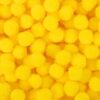 RAINFLOW 800 Pcs Pom Poms for Crafts - Yellow Mini Pom Balls1/2 Inch