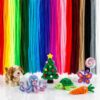 RAINFLOW Pipe Cleaners Bulk for Crafts - 200 PCS Chenille Stems 20 Colors