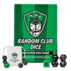 Random Club Dice On-Course Golf Dice Game – Fun Golf Dice Games Challenge for Golfers and Friends – Portable Dice Games On-Course Play – Includes 4 Random Club Dice, 1 Action Dice & Storage Bag