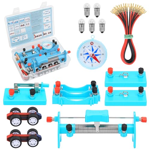Ransanx 27PCS Magnet Science Kit for Kids Ages 8-16 - Advanced STEM Physics Learning Set with Multi-Shaped Magnets - Comprehensive Educational Gift for Scientific Discovery