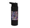 Ransom Style I’d Agree With You Funny Sarcastic Quote Stainless Steel Insulated Water Bottle