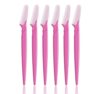 Rasuradora para Cejas Desechable Rosa Set of 6