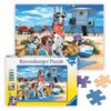 Ravensburger - No Dogs on The Beach - 100 Piece Jigsaw Puzzle - Hilarious Beach Scene of Dogs Dressed for Seaside - Bold Colors - Premium Quality - Ideal Gift - Screen-Free Fun - Children Age 6+