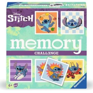 Ravensburger 24697 - Challenge Memory® Disney Stitch. EIN herausforderndes Memory® für 2-8 Stitch-Fans ab 6 Years