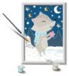 Ravensburger CreArt Cute Badger Paint by Numbers Kit for Kids - Painting Arts and Crafts for Ages 7 and Up