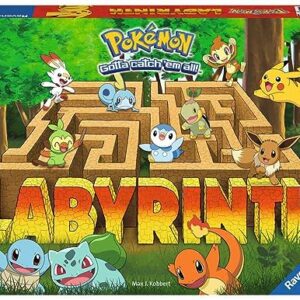 Ravensburger Labyrinth Pokemon Board Game - A Strategic Maze Adventure for Family Nights & Pokemon Parties - Includes Pikachu, Bulbasaur, and More - Great Birthday Gift for Kids Ages 7 and Up