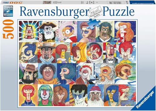 Ravensburger Typefaces 500 Pieces Jigsaw Puzzle for Adults - 16830 - Every Piece is Unique, Softclick Technology Means Pieces Fit Together Perfectly