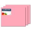 Raylu Paper® - 50 x 65 cm, 25 Pieces, 180 g/m², 50 x 65 cm, Ideal for Crafts, Office, Drawing, papyroflex (Pink)