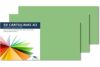 RAYLU Paper Coloured Paper A3 50 Pieces 180gsm Card Paper 297 x 420 mm Professional Coloured Cardboard Boxes for Office Copy Paper Colourful Paper for Crafts (Apple Green)