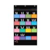 RBRMHM Classroom Calendar Chart 18 Pocket Daily Chart for Daily Schedule Plan Task 44x17'' Calendar Chart
