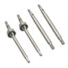 RC Car Accessories for TRX4M TRX-4M 1/18 RC Crawler Car Upgrade Parts Metal Front Rear Drive Shaft CVD Driveshaft rc Replacement DIY(Silver)