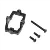 RC Car Upgrade Parts Compatible with Traxxas for TRX-4M 1/18 Remote Control Crawler Car Upgrade Parts Modification Spare Metal Servo Mount 9739(Black)