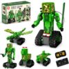 RC Robot Building Kit, 5in1 STEM Coding Robot Toy with APP & Remote Control