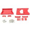Rc Upgrade Spare Parts for Mn D90 D91 99S Y99A Model Metal Steering Gear Warehouse Tail Plate with Shock Absorber RC Car Parts