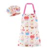 RDHFTNIHU Stain Apron Cook Hat Set with Polyester Apron for Toddler Comfortable Drawing Cooking Wear Unisex Toddler