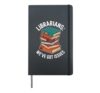 Read Book Reader Library Reading Librarian Issues Bookworm Hardcover Journal, Black
