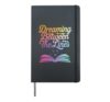 Reading Dreaming Between The Lines Hardcover Journal, Black