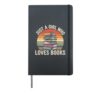 Reading Just A Girl Who Loves Books Hardcover Journal, Black